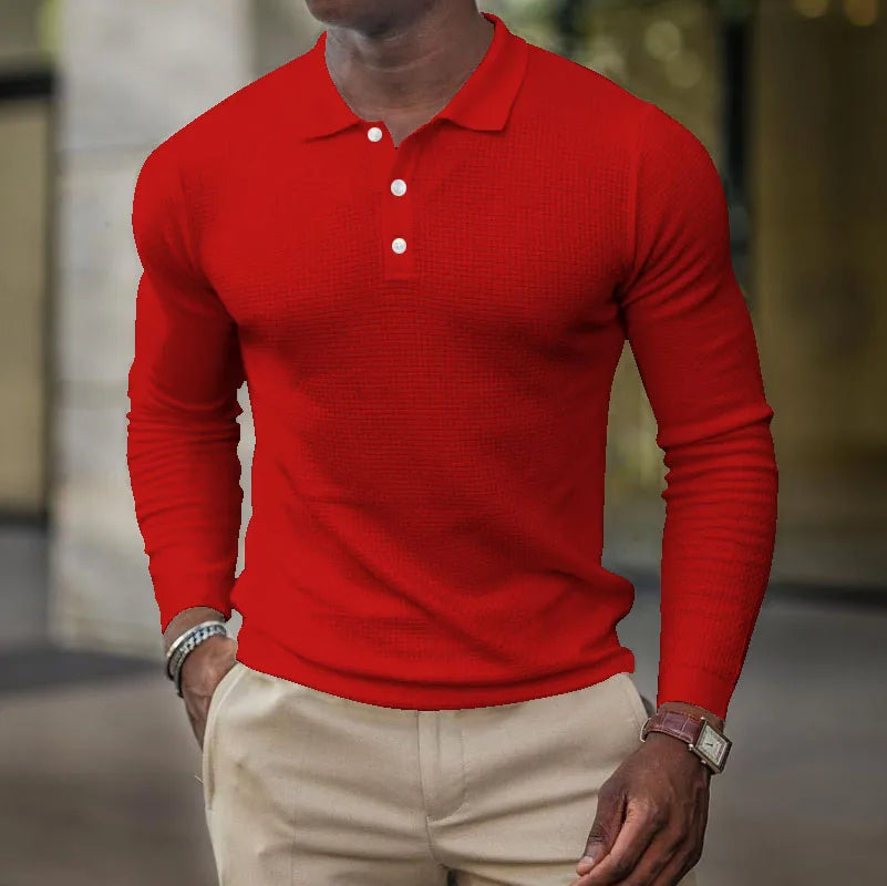 Mathis Lefèvre® | Casual Polohemd - Rot