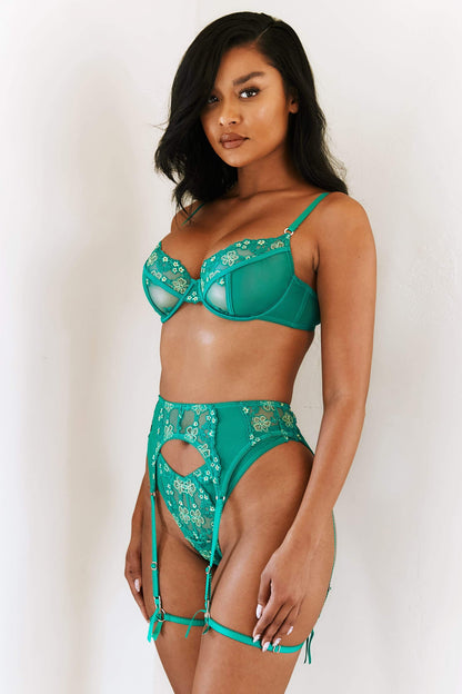 Éloïse Renard® | Harper Intimates BH (Set) - Smaragd