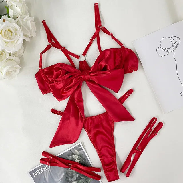 Vivienne Moreau® | Satin Fliege Set